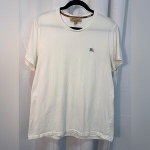 Burberry Cream Short Sleeve Tee